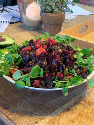 Beetroot, Orange and Lentil Salad